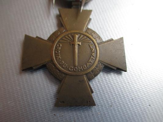 Médaille Croix du combattant Militaria du bocage