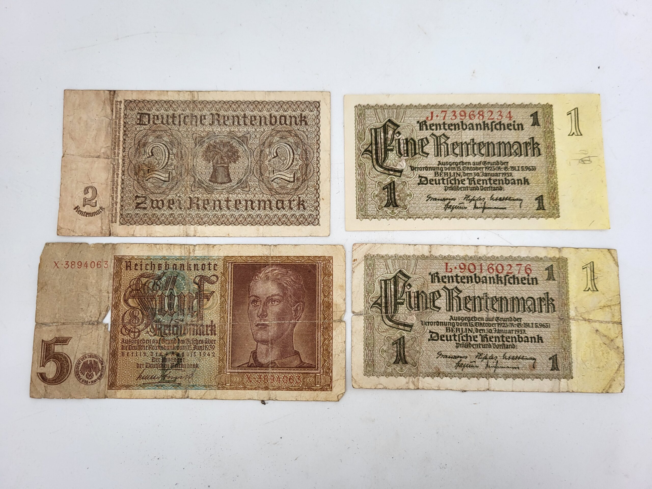 Lot Billets Allemand Militaria Du Bocage