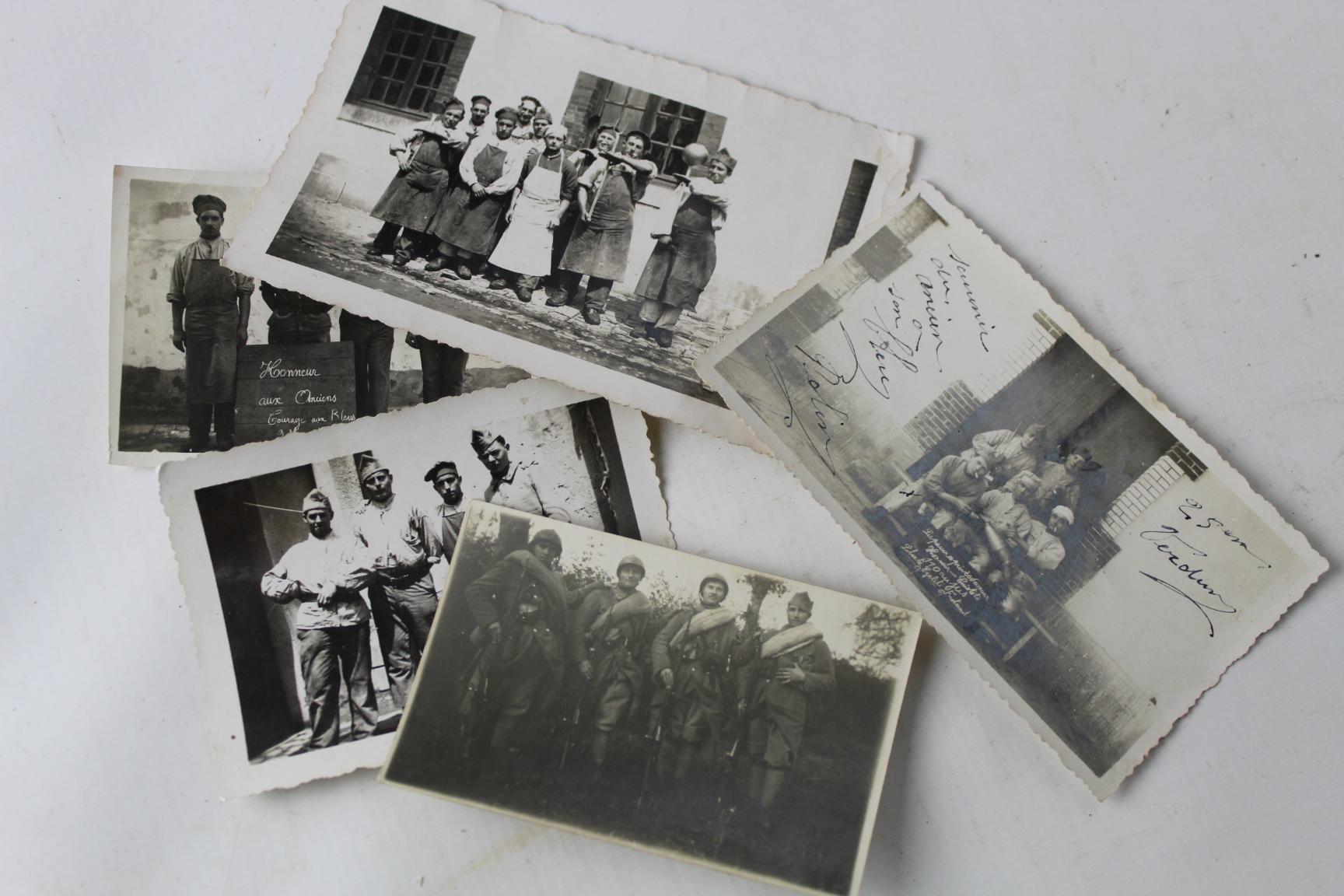 Petit lot photos conscrits 1930-40