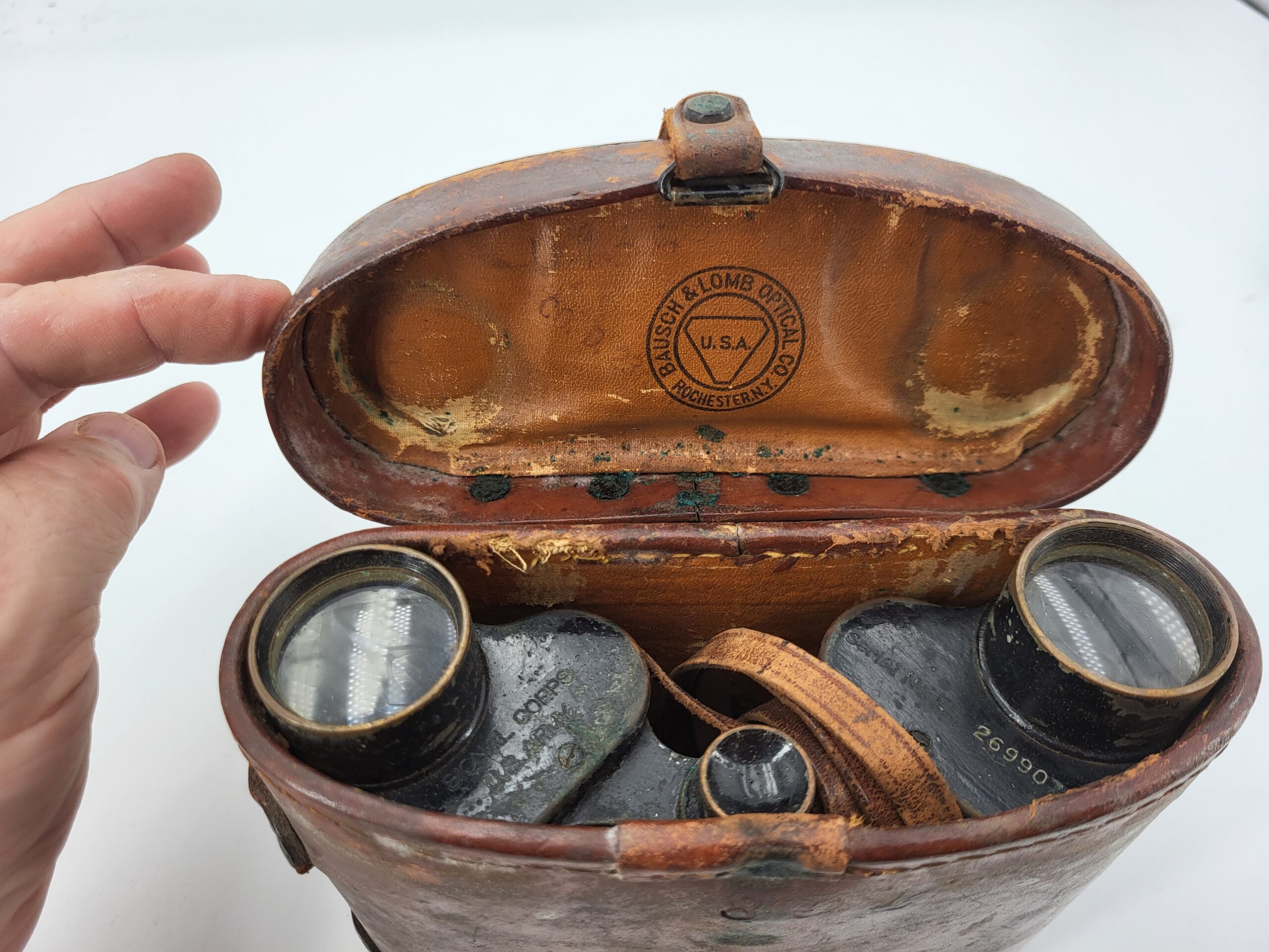 Paire de jumelles de l'armée française BBT Krauss 8×30 - Collection