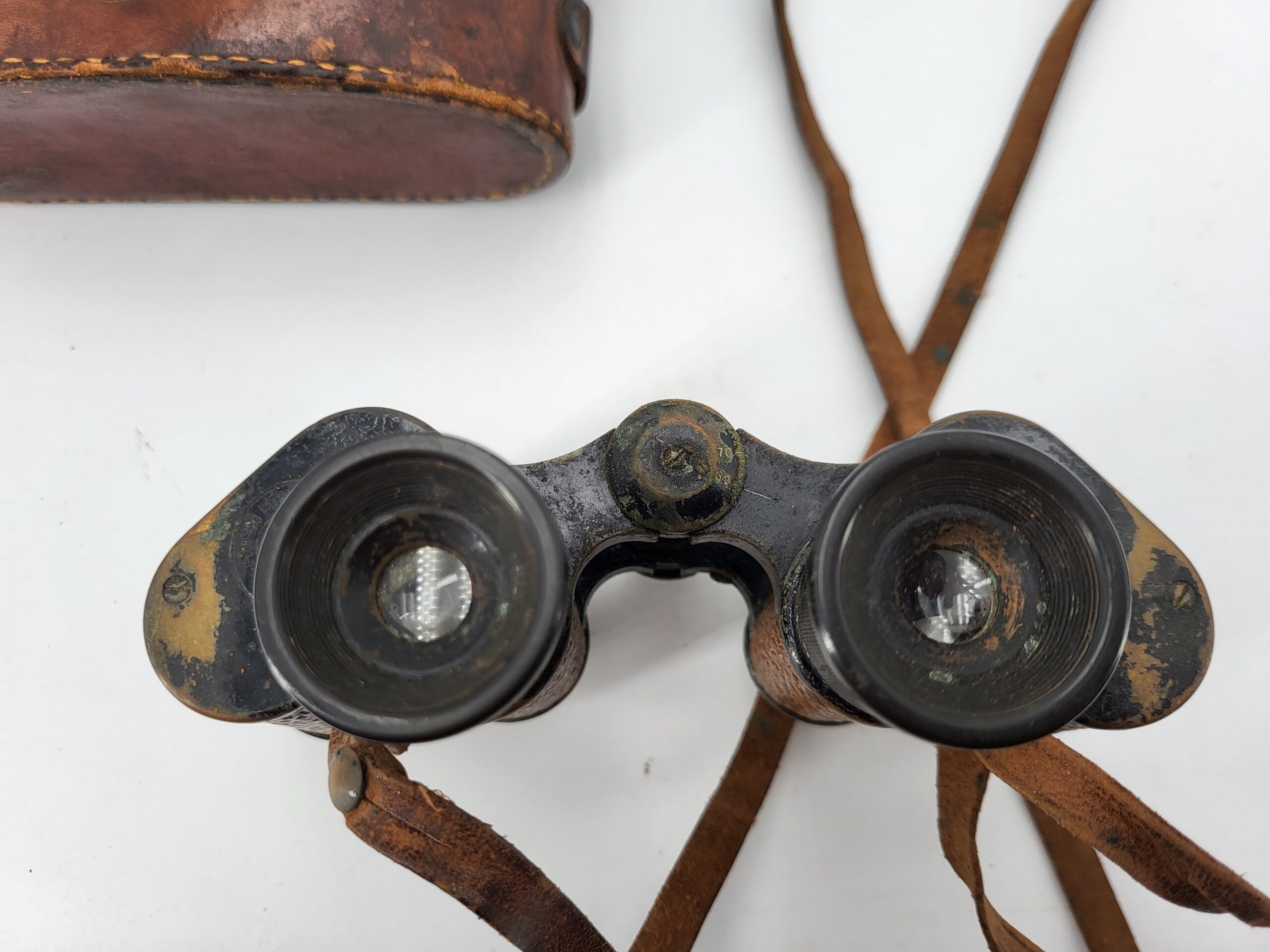 PAIRE DE JUMELLES WW2 Talbot Reel & MFG CO Signal Corps US ARMY