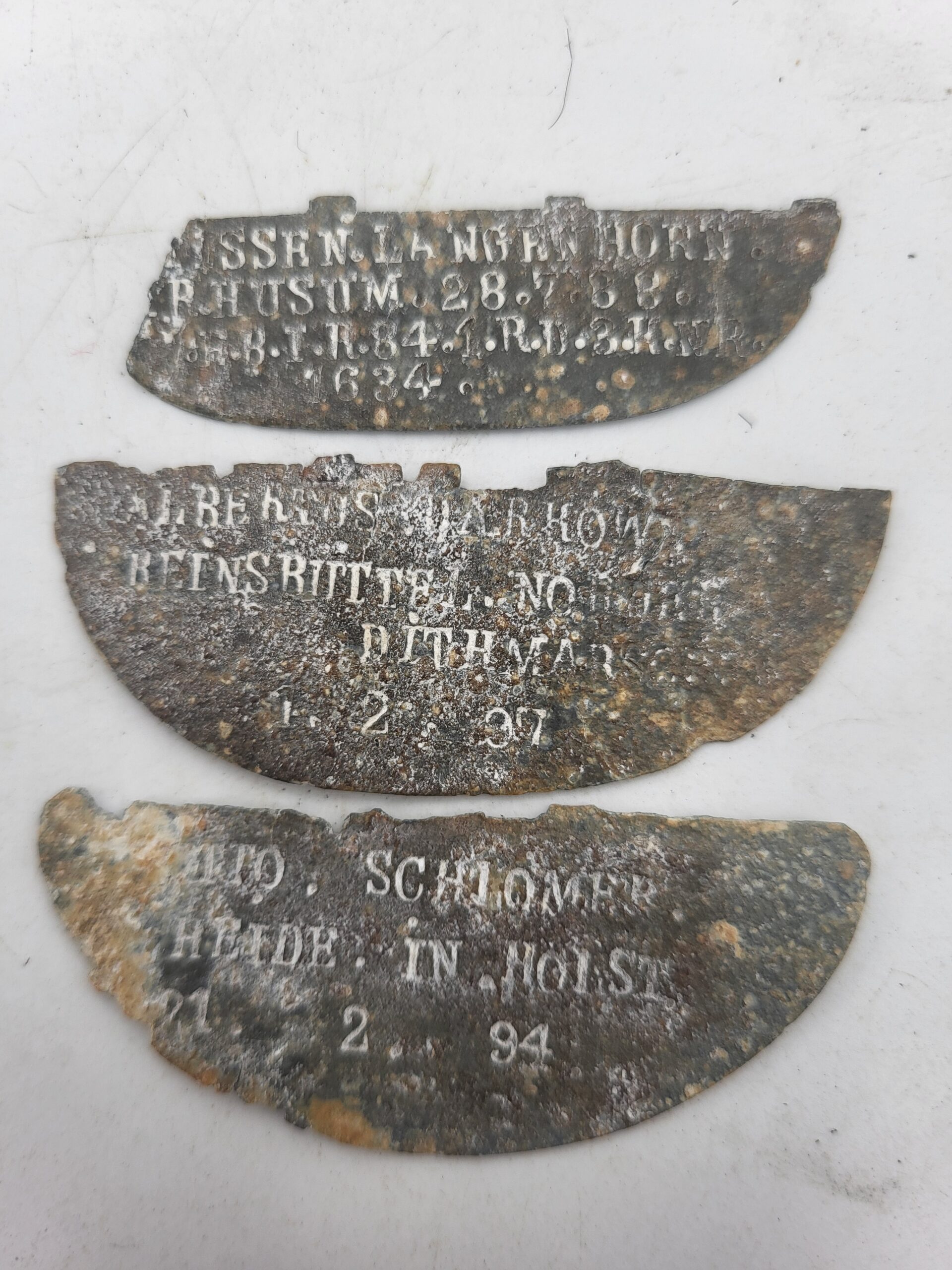 Lot De 53 Plaques Identité Vélo Aluminium - Vintage 1955-65 (sans Peugeot/Simplex)