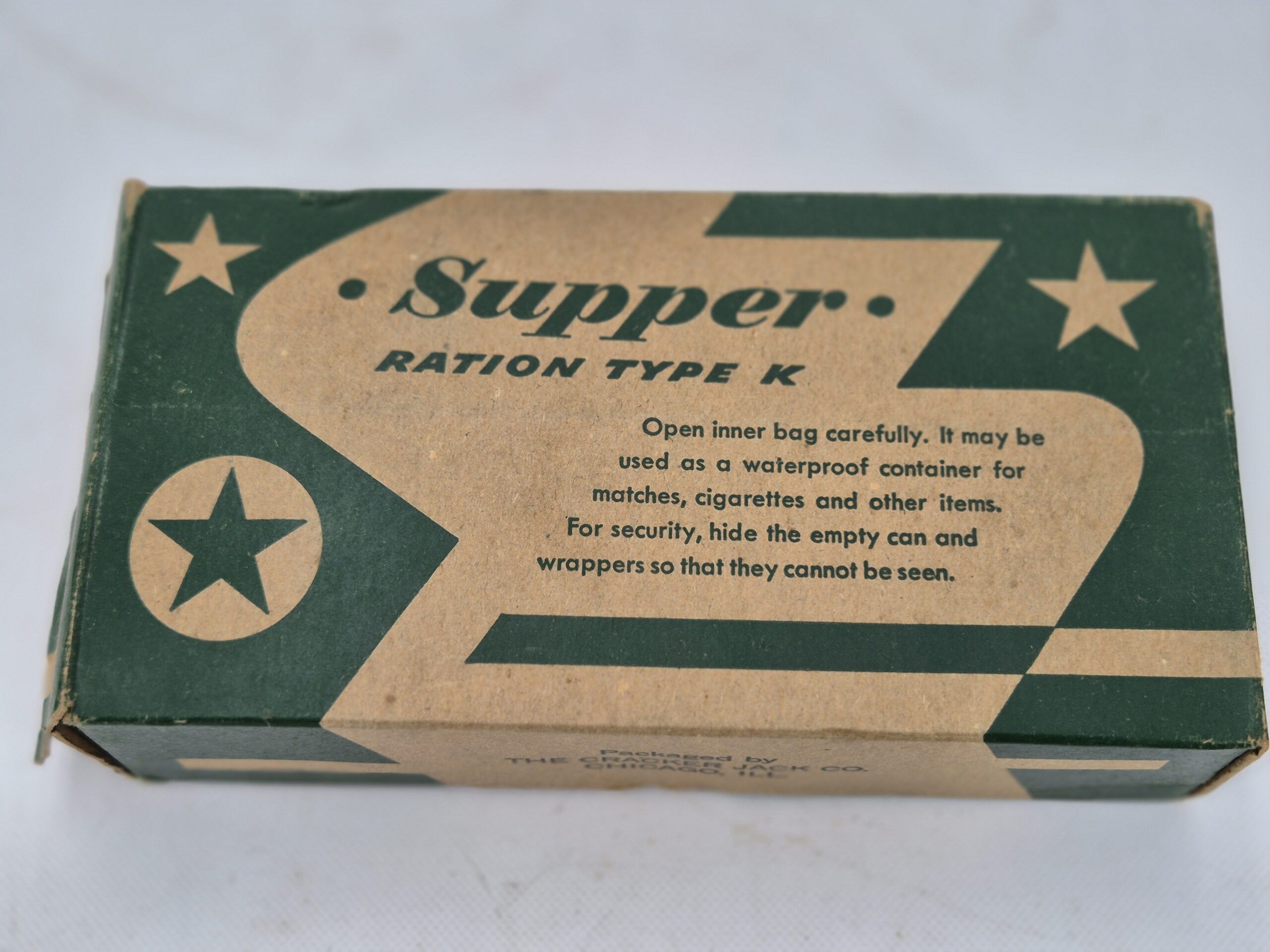 Ration K - SUPPER - Militaria du bocage