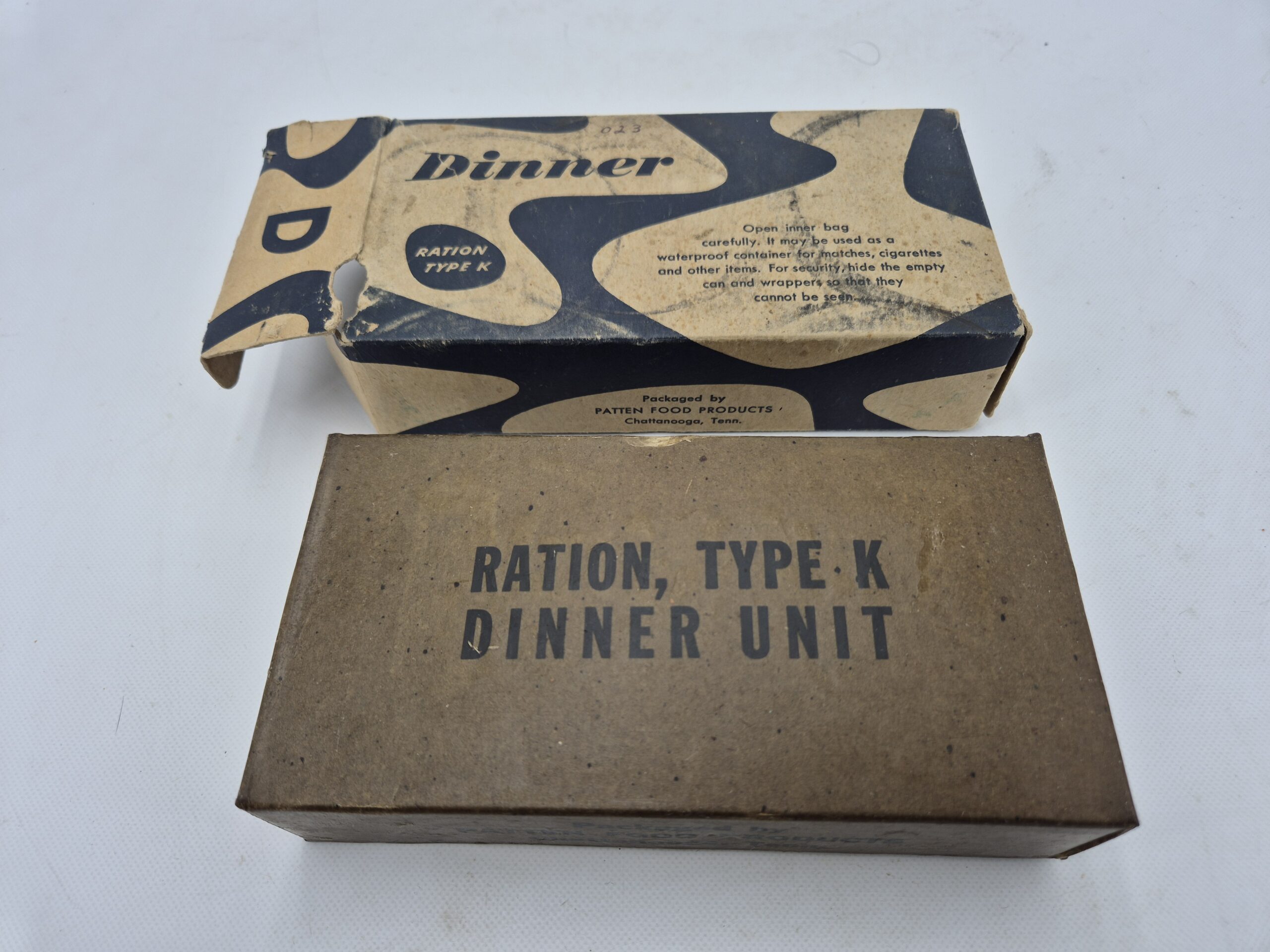 Ration K - DINNER - Militaria du bocage
