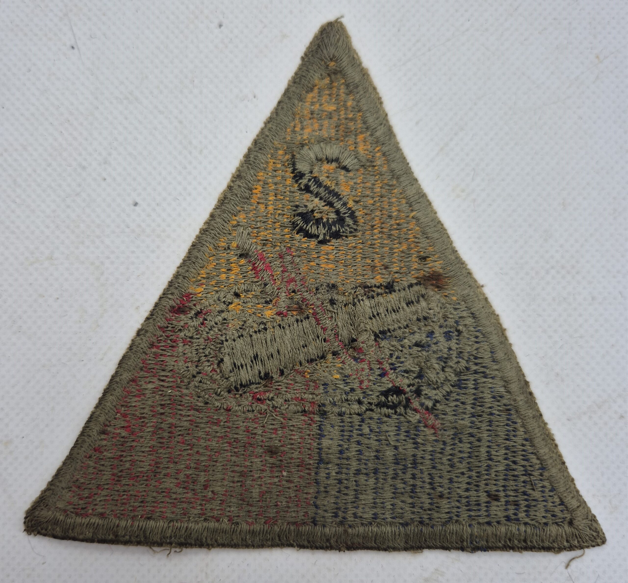 insigne, Patch 2eme Blindée US (green back)