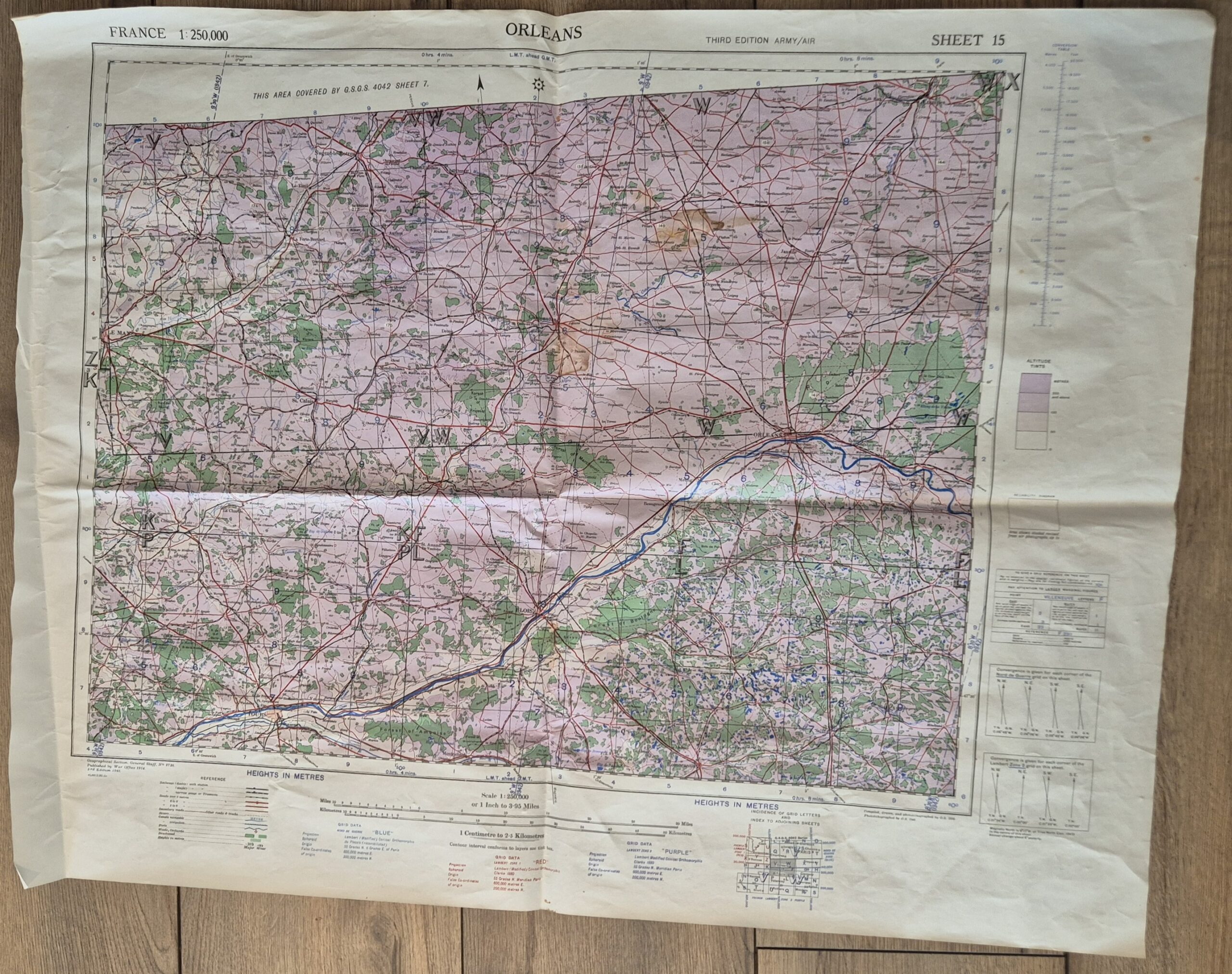 Carte US ORLEANS 1942